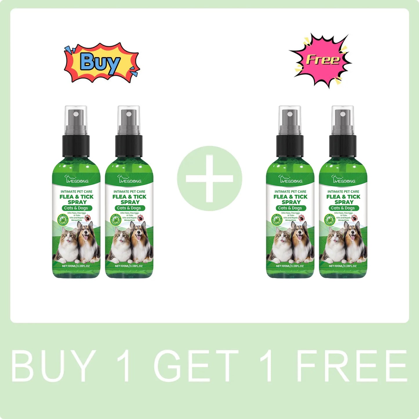 Spray Antipulgas Natural para Perros y Gatos