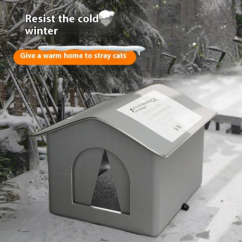 Casita Elevada Premium para Mascotas – Exterior/Interior