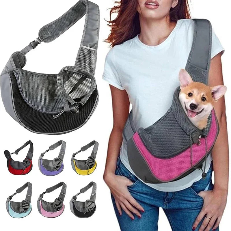 Bolsa Sling Portabebés para Mascotas – Paseos Cómodos y Seguros