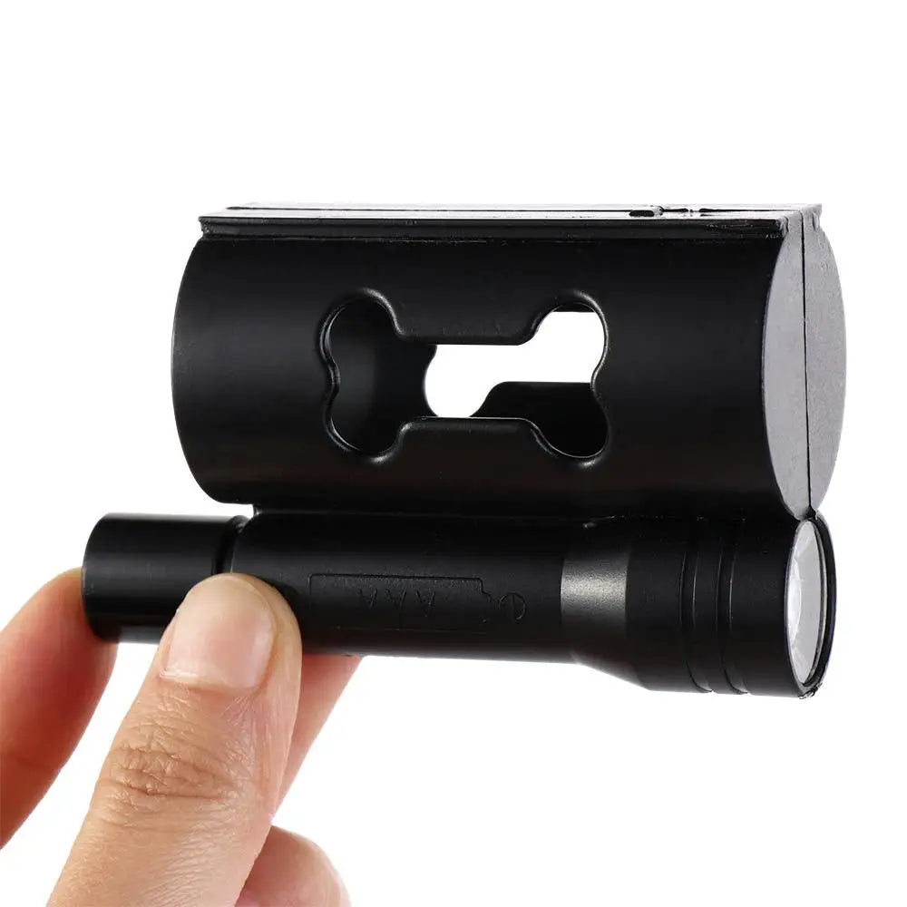 Correa Retráctil Doble Antienredos 3m + Linterna