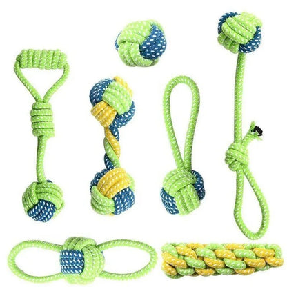 Set de Juguetes de Cuerda para Perros – Resistente y Seguro