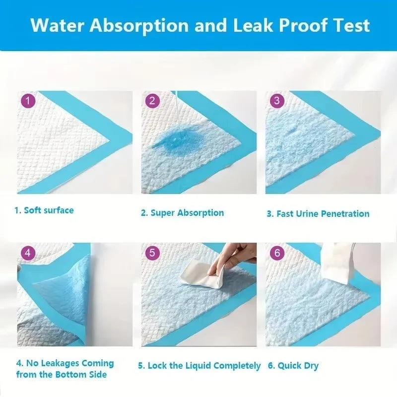 Tapetes Absorbentes Premium con Aroma Atrayente – Entrenamiento Limpio y sin Olores-20, 30 o 40 piezas por paquete