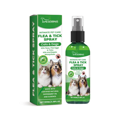 Spray Antipulgas Natural para Perros y Gatos