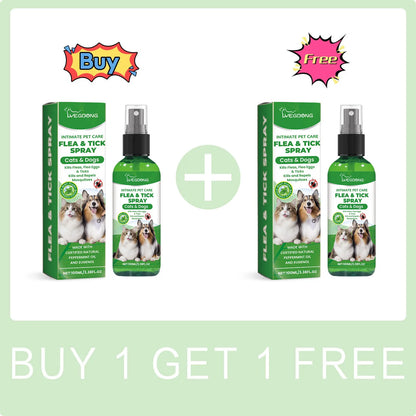 Spray Antipulgas Natural para Perros y Gatos