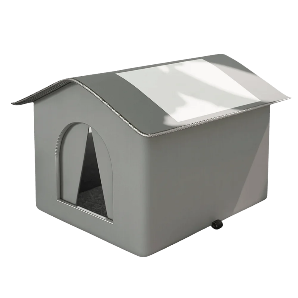 Casita Elevada Premium para Mascotas – Exterior/Interior